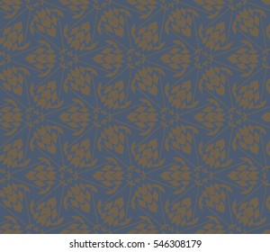 Modern geometric seamless pattern. For design, page fill, wallpaper. Vector illustration