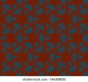 Modern geometric seamless pattern. For design, page fill, wallpaper. Vector illustration