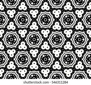 Modern geometric seamless pattern. For design, page fill, wallpaper. Vector illustration