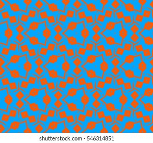 Modern geometric seamless pattern. For design, page fill, wallpaper. Vector illustration