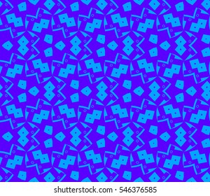 Modern geometric seamless pattern. For design, page fill, wallpaper. Vector illustration