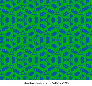 Modern geometric seamless pattern. For design, page fill, wallpaper. Vector illustration
