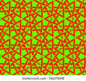 Modern geometric seamless pattern. For design, page fill, wallpaper.Vector illustration