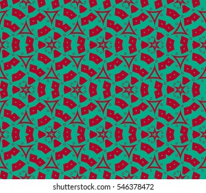 Modern geometric seamless pattern. For design, page fill, wallpaper.Vector illustration