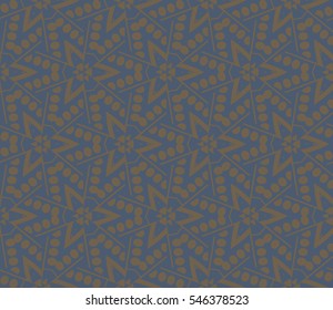 Modern geometric seamless pattern. For design, page fill, wallpaper. Vector illustration