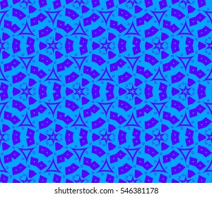 Modern geometric seamless pattern. For design, page fill, wallpaper. Vector illustration