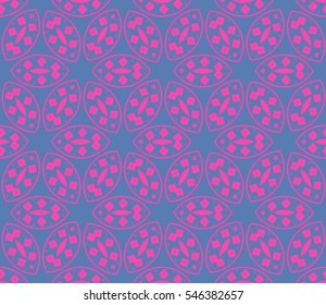 Modern geometric seamless pattern. For design, page fill, wallpaper. Vector illustration
