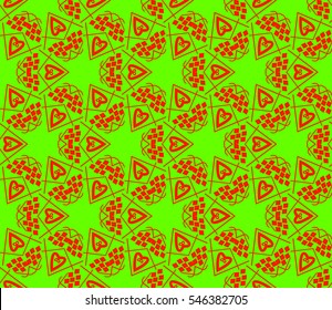 Modern geometric seamless pattern. For design, page fill, wallpaper.Vector illustration