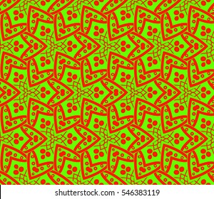 Modern geometric seamless pattern. For design, page fill, wallpaper.Vector illustration