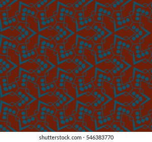 Modern geometric seamless pattern. For design, page fill, wallpaper. Vector illustration