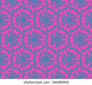 Modern geometric seamless pattern. For design, page fill, wallpaper. Vector illustration