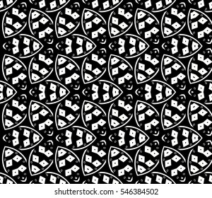 Modern geometric seamless pattern. For design, page fill, wallpaper. Vector illustration