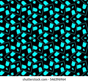 Modern geometric seamless pattern. For design, page fill, wallpaper.Vector illustration