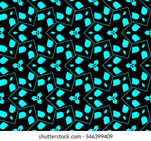 Modern geometric seamless pattern. For design, page fill, wallpaper.Vector illustration