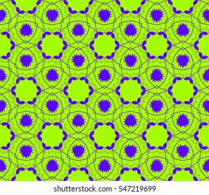 Modern geometric seamless pattern. For design, page fill, wallpaper. Vector illustration