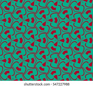 Modern geometric seamless pattern. For design, page fill, wallpaper. Vector illustration