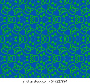 Modern geometric seamless pattern. For design, page fill, wallpaper. Vector illustration