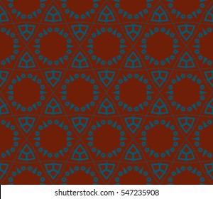 Modern geometric seamless pattern. For design, page fill, wallpaper.Vector illustration