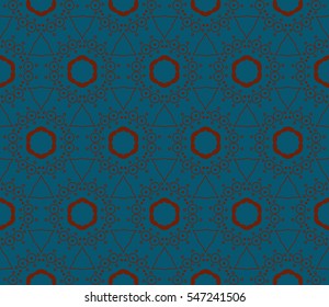 Modern geometric seamless pattern. For design, page fill, wallpaper. Vector illustration