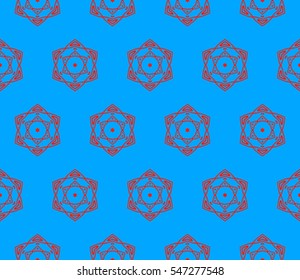 Modern geometric seamless pattern. For design, page fill, wallpaper. Vector illustration