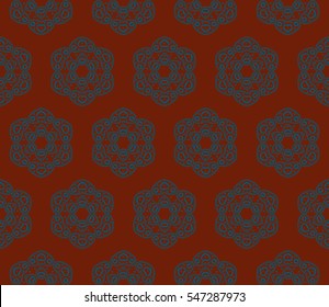 Modern geometric seamless pattern. For design, page fill, wallpaper. Vector illustration