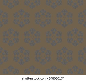 Modern geometric seamless pattern. For design, page fill, wallpaper. Vector illustration