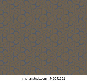Modern geometric seamless pattern. For design, page fill, wallpaper.Vector illustration