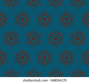 Modern geometric seamless pattern. For design, page fill, wallpaper.Vector illustration