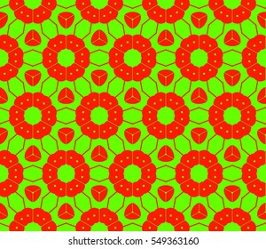 Modern geometric seamless pattern. For design, page fill, wallpaper.Vector illustration