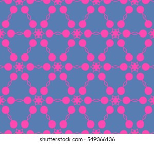 Modern geometric seamless pattern. For design, page fill, wallpaper. Vector illustration