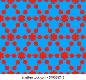 Modern geometric seamless pattern. For design, page fill, wallpaper.Vector illustration