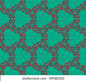 Modern geometric seamless pattern. For design, page fill, wallpaper. Vector illustration