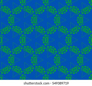 Modern geometric seamless pattern. For design, page fill, wallpaper.Vector illustration