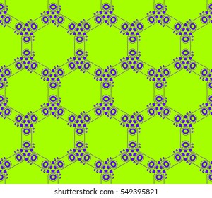 Modern geometric seamless pattern. For design, page fill, wallpaper. Vector illustration