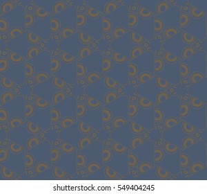Modern geometric seamless pattern. For design, page fill, wallpaper. Vector illustration