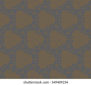 Modern geometric seamless pattern. For design, page fill, wallpaper. Vector illustration