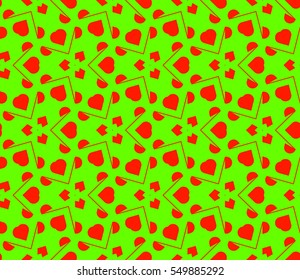 Modern geometric seamless pattern. For design, page fill, wallpaper. Vector illustration
