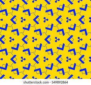 Modern geometric seamless pattern. For design, page fill, wallpaper. Vector illustration