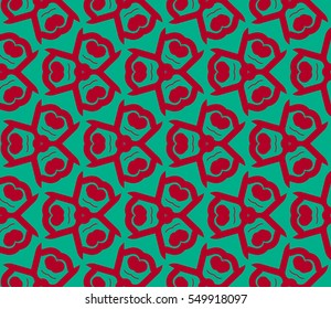 Modern geometric seamless pattern. For design, page fill, wallpaper. Vector illustration