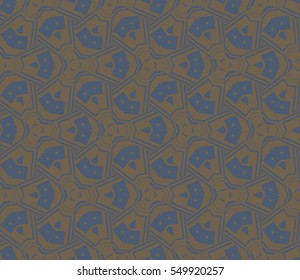 Modern geometric seamless pattern. For design, page fill, wallpaper. Vector illustration