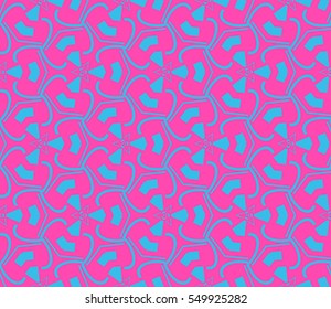 Modern geometric seamless pattern. For design, page fill, wallpaper. Vector illustration