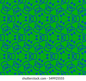 Modern geometric seamless pattern. For design, page fill, wallpaper. Vector illustration