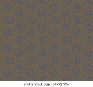 Modern geometric seamless pattern. For design, page fill, wallpaper. Vector illustration