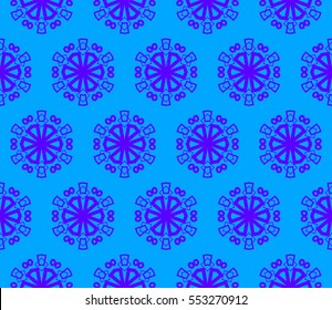 Modern geometric seamless pattern. For design, page fill, wallpaper.Vector illustration