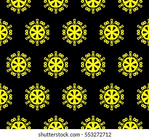 Modern geometric seamless pattern. For design, page fill, wallpaper. Vector illustration