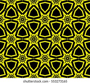 Modern geometric seamless pattern. For design, page fill, wallpaper. Vector illustration