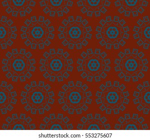 Modern geometric seamless pattern. For design, page fill, wallpaper. Vector illustration
