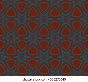 Modern geometric seamless pattern. For design, page fill, wallpaper. Vector illustration