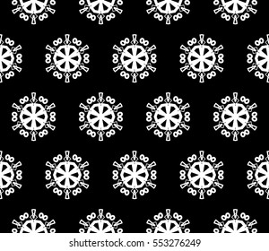 Modern geometric seamless pattern. For design, page fill, wallpaper.Vector illustration