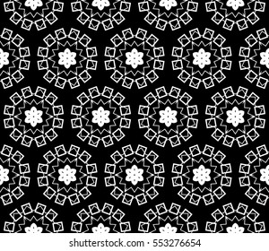 Modern geometric seamless pattern. For design, page fill, wallpaper.Vector illustration